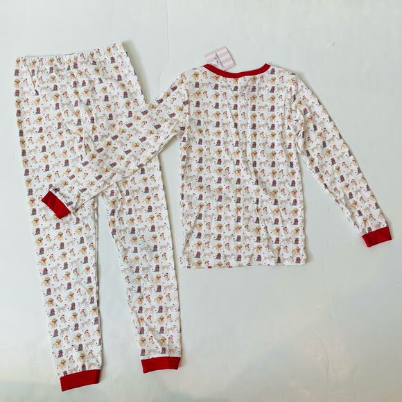 NWT James & Lottie Size 10 Christmas Puppy Pjs - Picture 3 of 4